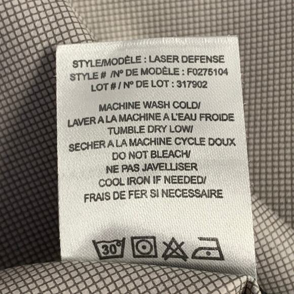 THEORY Size XL Laser Defense Black Polyester Notch Lapel Sport Coat - Picture 7 of 7